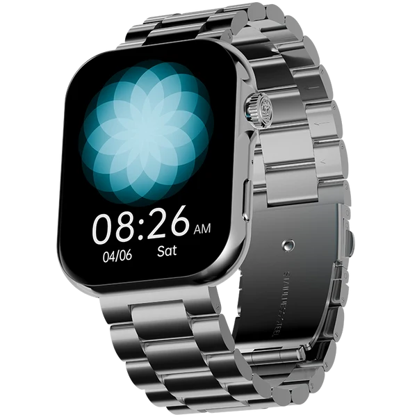 R-09 Luxe Smart Watch Metallic Body | Always on Screen | Amoled Display