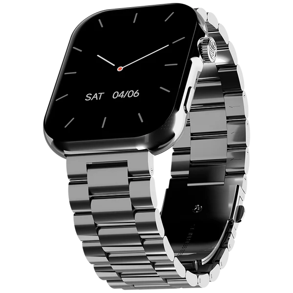 R-09 Luxe Smart Watch Metallic Body | Always on Screen | Amoled Display