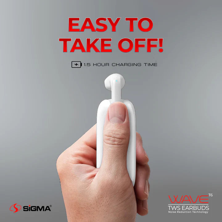 SiGMA wireless Earbuds Wave T6 TWS