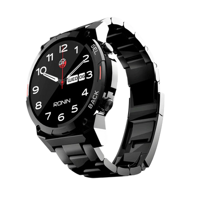 R-011 LUXE Smart Watch Metallic Body | Amoled Display | AOD