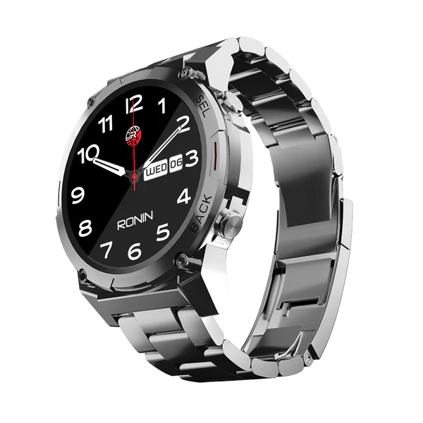 R-011 LUXE Smart Watch Metallic Body | Amoled Display | AOD