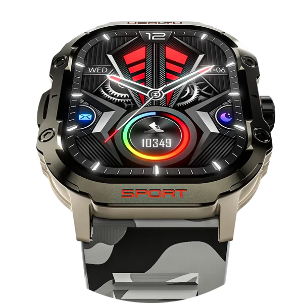 R-013 Rugged Smart Watch Amoled + AOD display | 550 Nits Brightness | Rugged Design