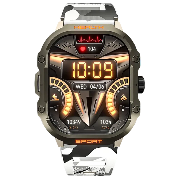 R-013 Rugged Smart Watch Amoled + AOD display | 550 Nits Brightness | Rugged Design