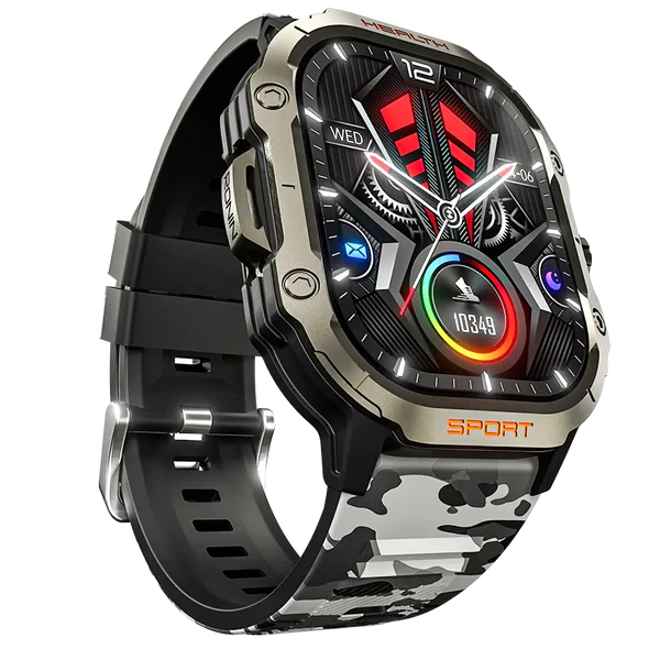 R-013 Rugged Smart Watch Amoled + AOD display | 550 Nits Brightness | Rugged Design