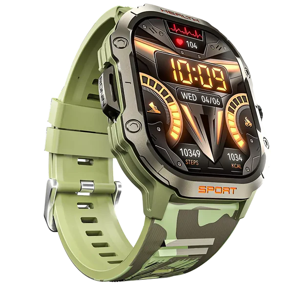 R-013 Rugged Smart Watch Amoled + AOD display | 550 Nits Brightness | Rugged Design