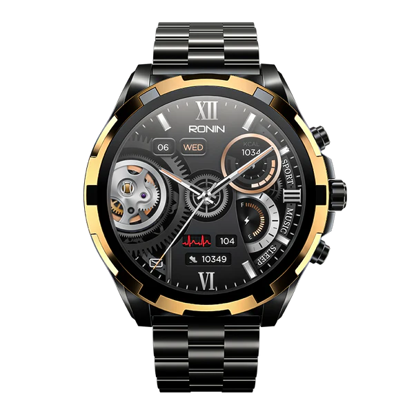 R-014 LUXE Smart Watch Amoled + AOD display | HD resolution | Luxury stainless steel built