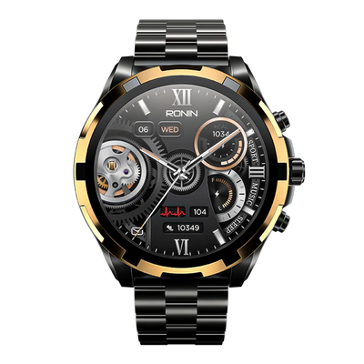 R-014 LUXE Smart Watch Amoled + AOD display | HD resolution | Luxury stainless steel built