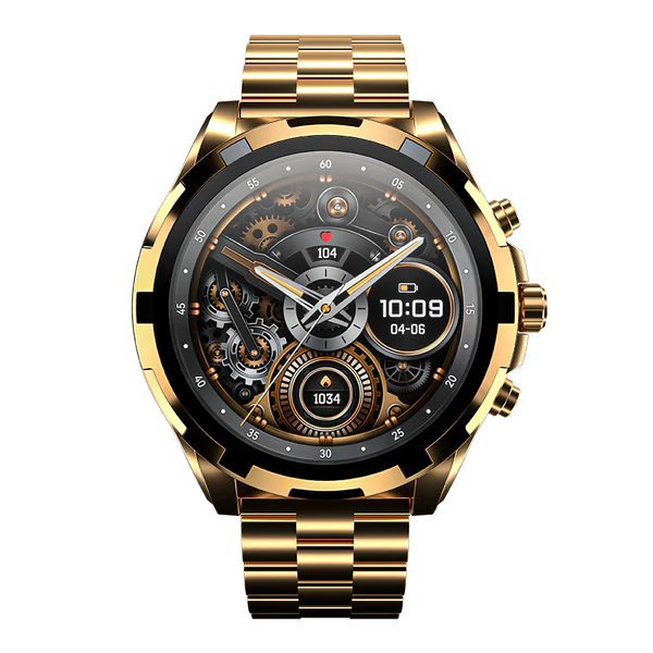 R-014 LUXE Smart Watch Amoled + AOD display | HD resolution | Luxury stainless steel built