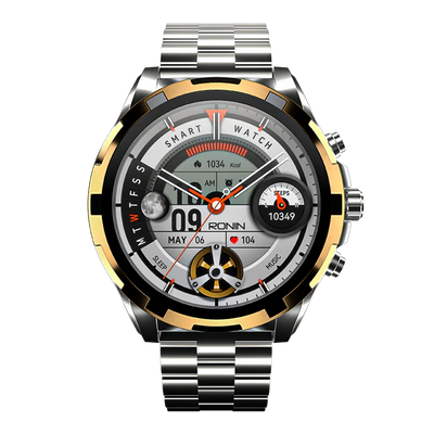 R-014 LUXE Smart Watch Amoled + AOD display | HD resolution | Luxury stainless steel built