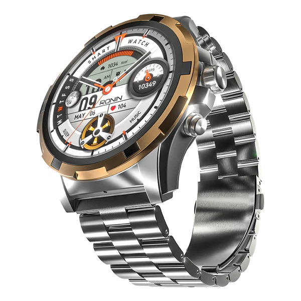 R-014 LUXE Smart Watch Amoled + AOD display | HD resolution | Luxury stainless steel built